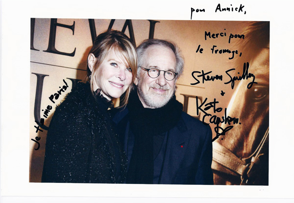 Dédicace de Spielberg pour la Fromagerie Launay